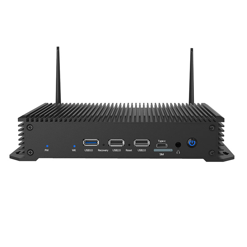 Rockchip RK3576 Вградена рака Индустриски домаќин / AI Edge Computing Smart Box